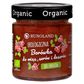 Myrtille 80% fruit pour viandes, fromages et desserts BIO 200g RUNOLAND